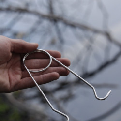 Colgador de hervidor de agua multipropósito en acero inoxidable