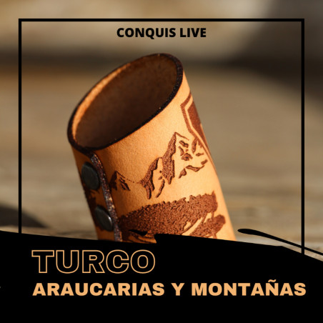 Turco conquistadores Montañas y araucarias